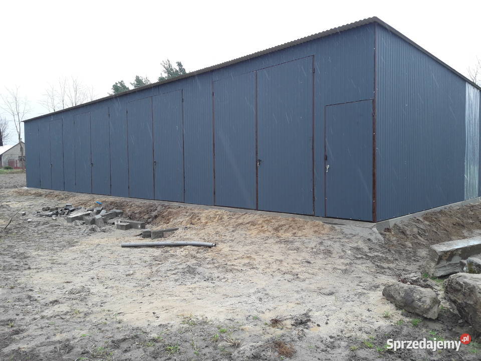 Garaż Blaszany 15x10m Wiata Hala Magazyn łódzkie Piotrków Trybunalski