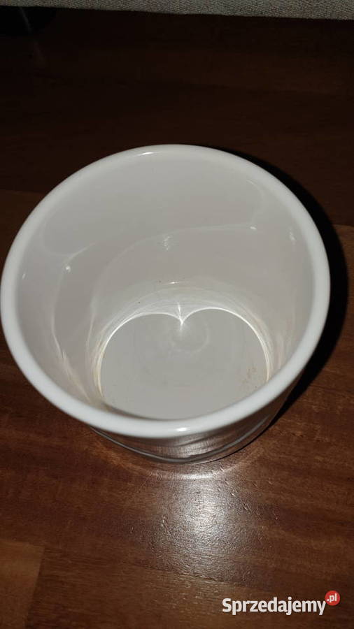 Białe ceramiczne osłonkidoniczki 4 sztuki 20 Warszawa