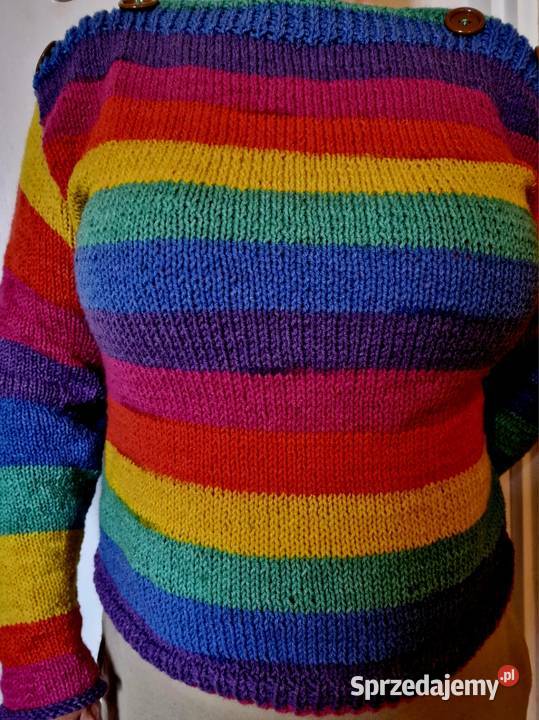 Kolorowy sweter