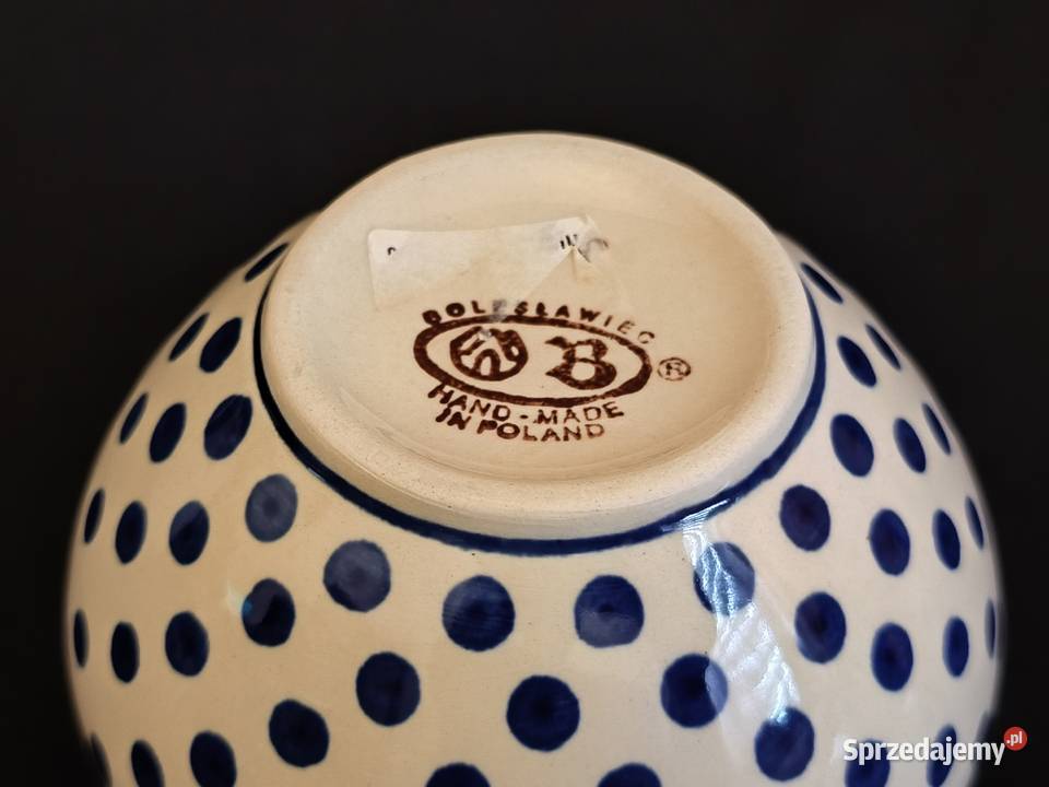 Pojemnik doniczka ceramika Bolesławiec Porcelana i szkło Chełm