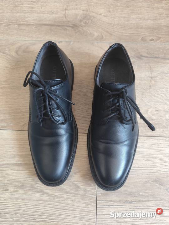 Buty komunijne chłopięce rozmiar 35 czarne Łódź