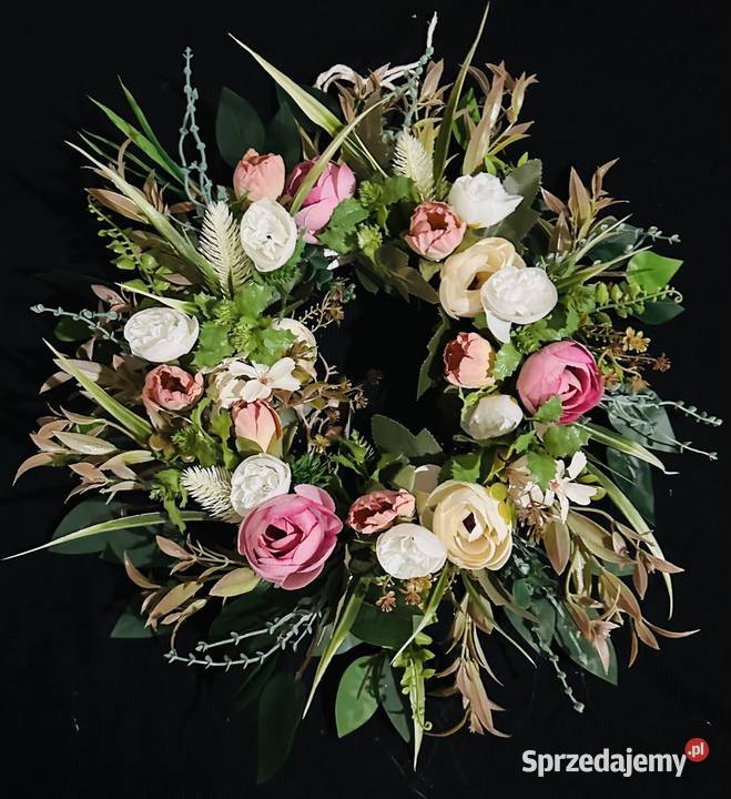 Wianek na drzwi piękny Sielski handmade Przysucha