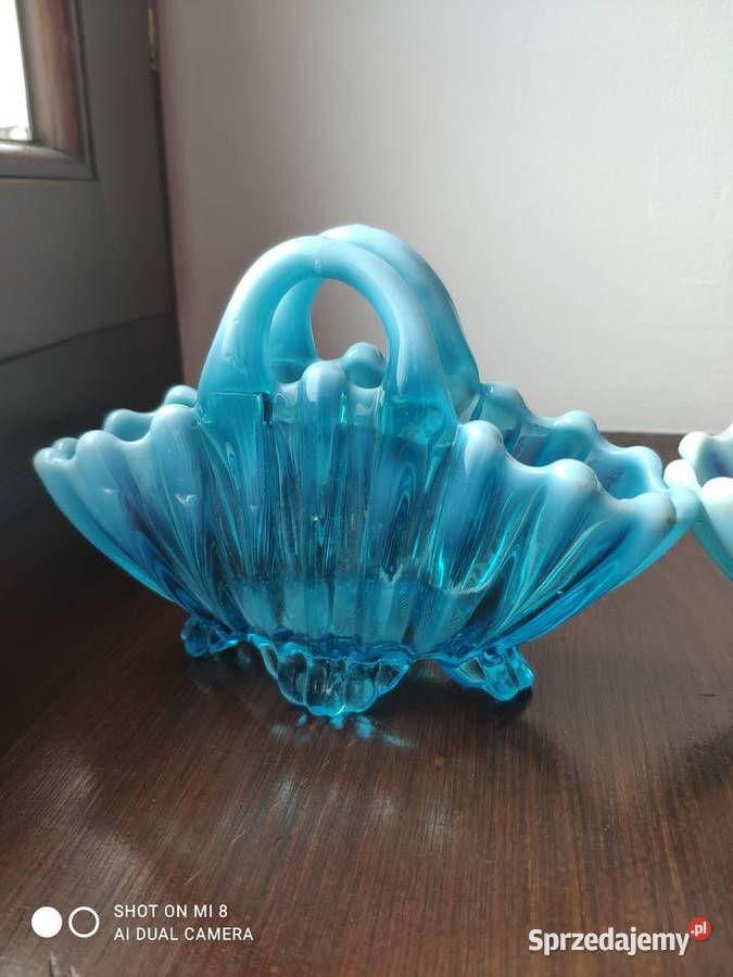 George Dawidson 2 koszyczki na bukieciki 1889r Antyki Kraków