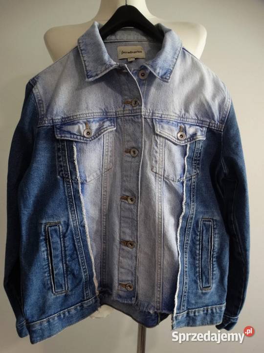 Kurtka Jeansowa Trucker Niebieska Katana Stradivarius Łomża