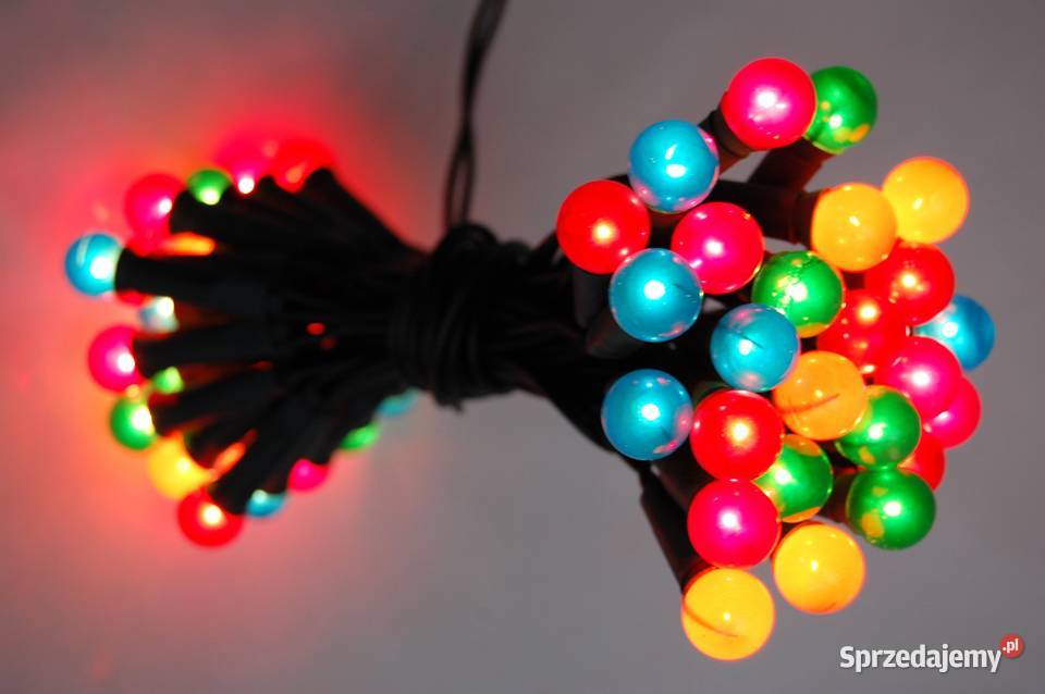 Lampki choinkowe perłowe multicolor Hestia 50 Lublin