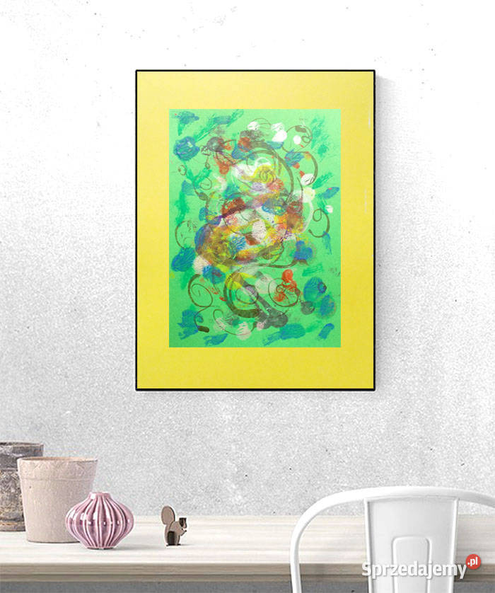 abstrakcyjny rysunek abstrakcja do loftu Wyposażenie wnętrz Kraków