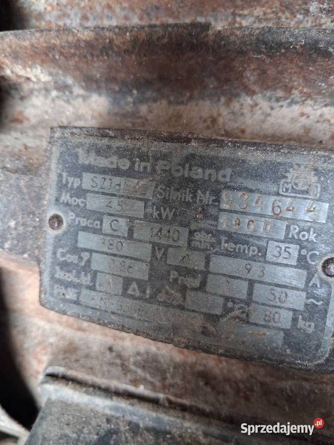 SPRZEDAM SILNIK ELEKTRYCZNY Sędziejowice