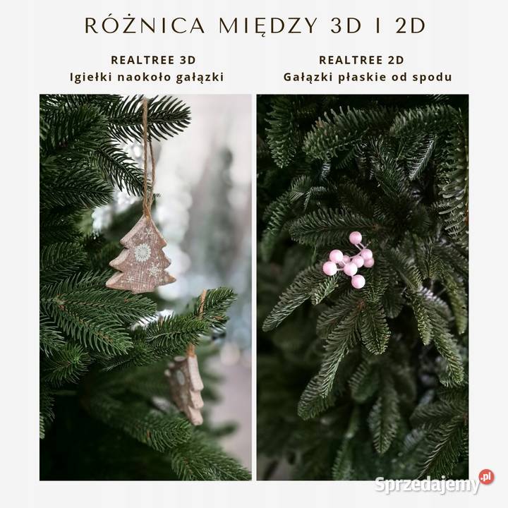 Choinka sztuczna Świerk PE RealTree 3D 100 Koziegłowy sprzedam