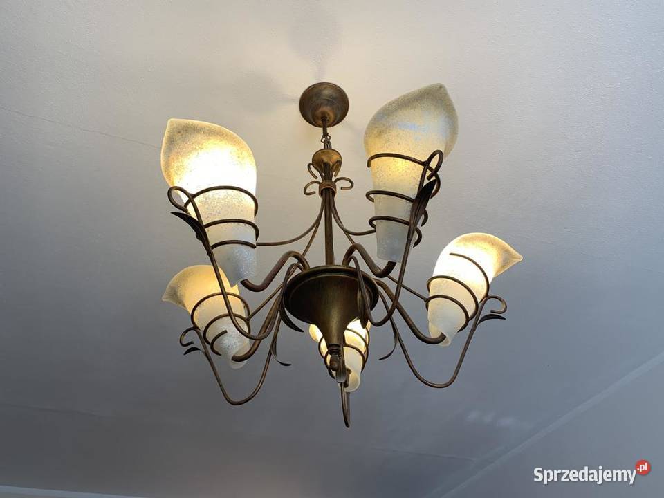 Żyrandol kinkiety lampa zestaw komplet mazowieckie Warszawa