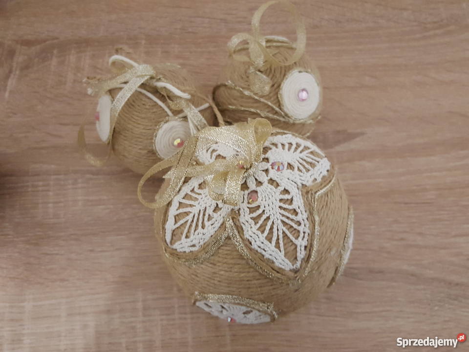 Bombki na choinkę ozdoby świąteczne ręcznie małopolskie Kraków sprzedam