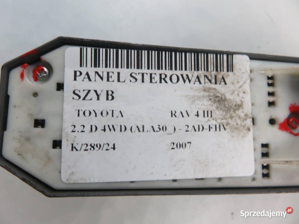 PANEL SZYB TOYOTA RAV 4 III osobowe sprzedam