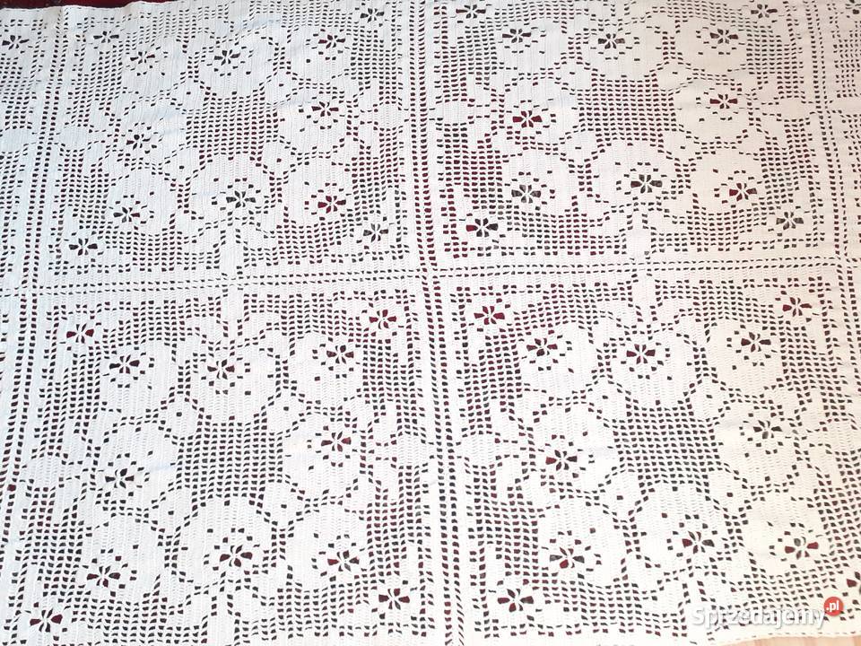 obrus szydełkowy narzuta bieżnik 87x197 pomorskie Gdańsk sprzedam