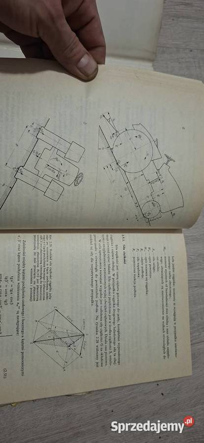 Ciągniki Teoria ruchu i konstruowanie Antykwariat Łęczyca sprzedam