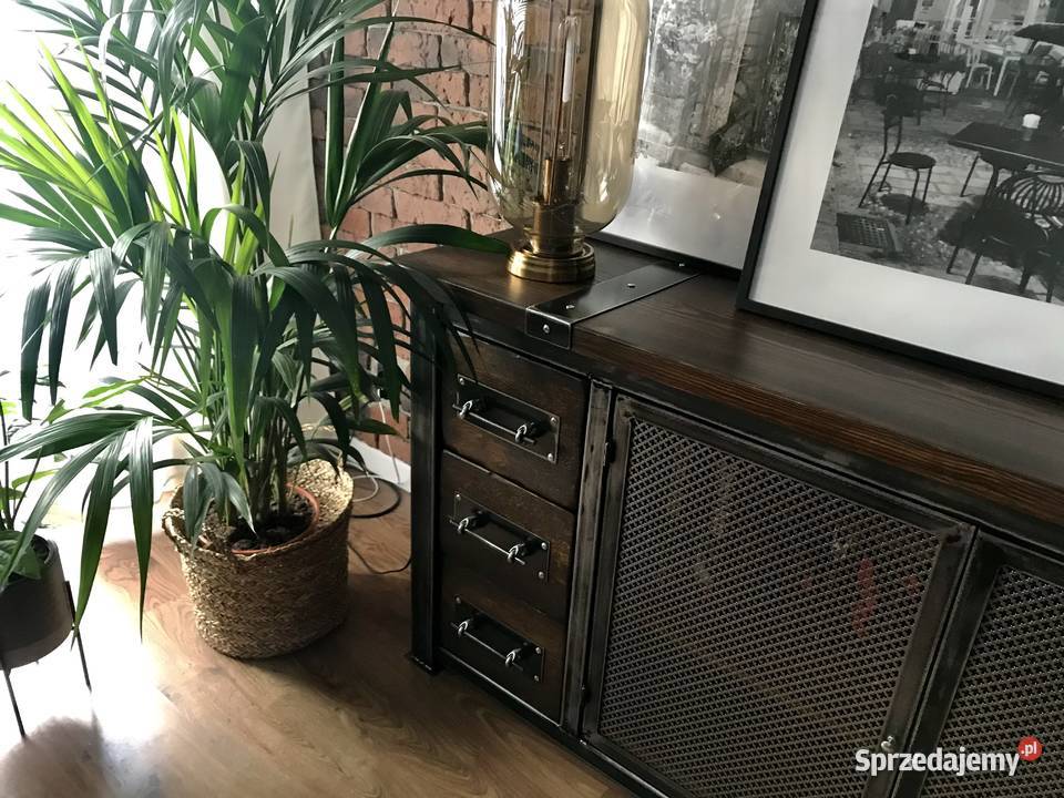Industrialna komoda TV szafka loft 80cm Warszawa
