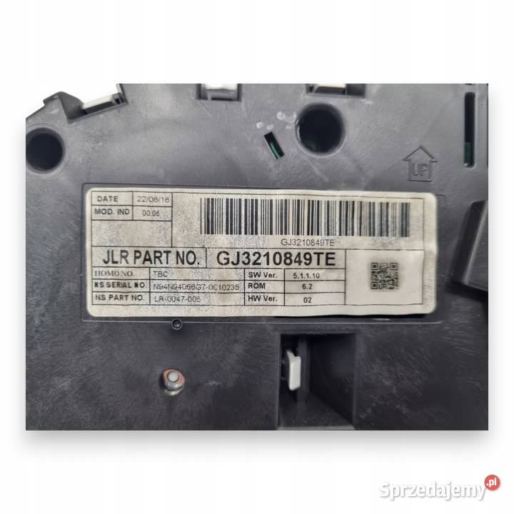 LICZNIK ZEGARY GJ3210849TE Range Rover evoque lubelskie sprzedam