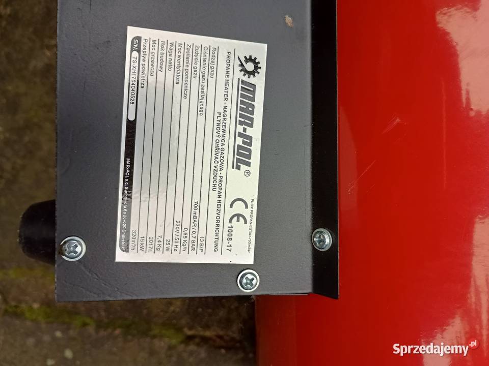 Nagrzewnica gazowa dmuchawa osuszacz Kalisz