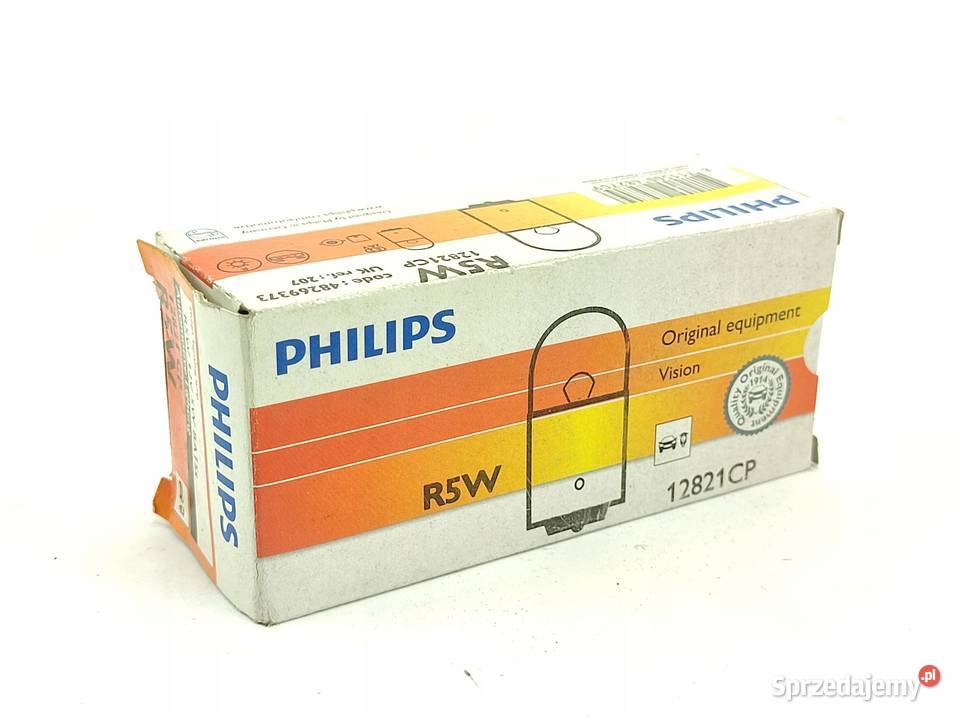 ŻARÓWKA KOMPLET 10 PHILIPS R5W 12V 5W BA15s lubelskie