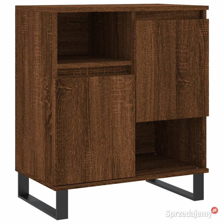 Komoda brązowy dąb 60x35x70 materiał