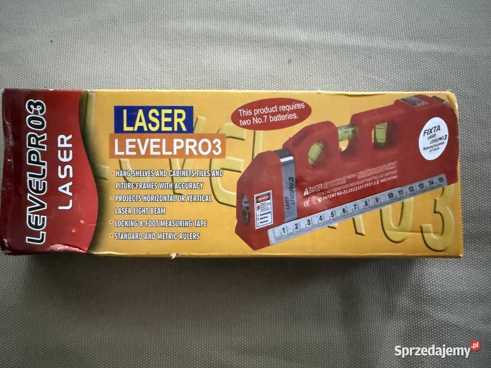 Poziomica z laserem Warszawa