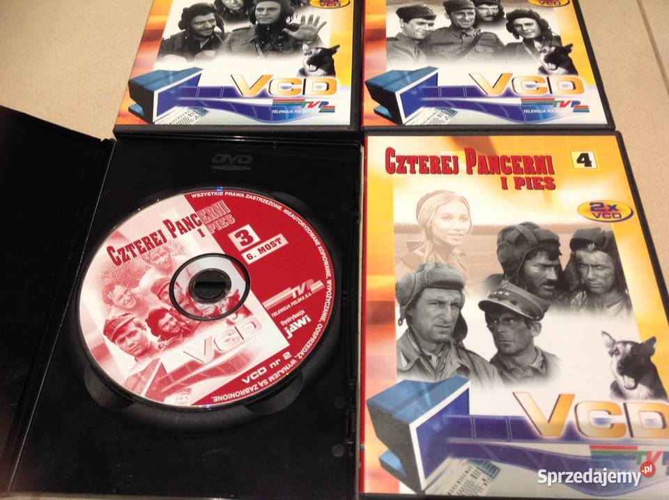 Film Czterej Pancerni i Pies 4 odcinki x 2 VCD lubuskie