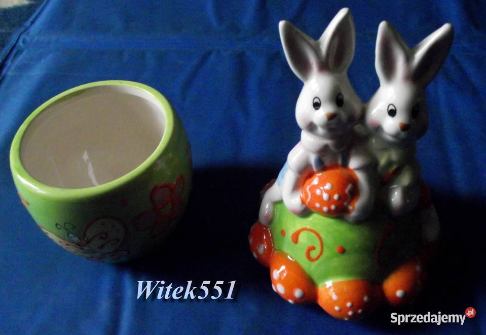 PIĘKNE PORCELANOWE ZAJĄCZKI SZKATUŁKA OKAZJA Stalowa Wola sprzedam