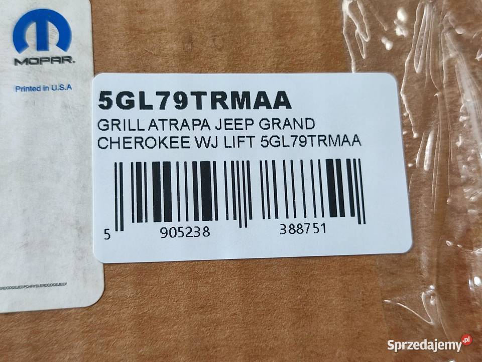 GRILL ATRAPA JEEP GRAND CHEROKEE WJ LIFT
