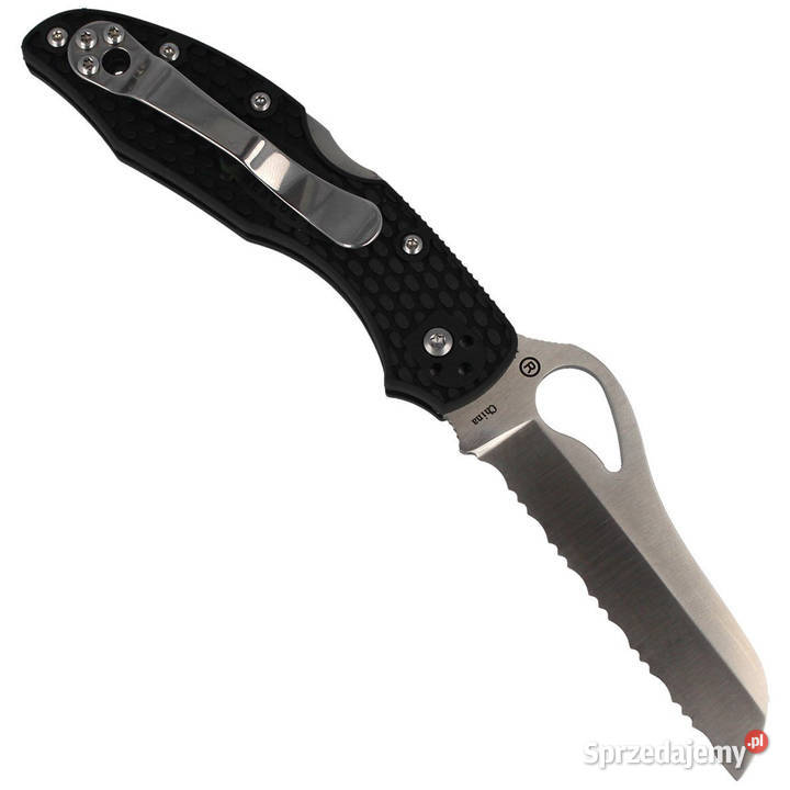 Nóż Spyderco Byrd Meadowlark 2 Rescue FRN Black
