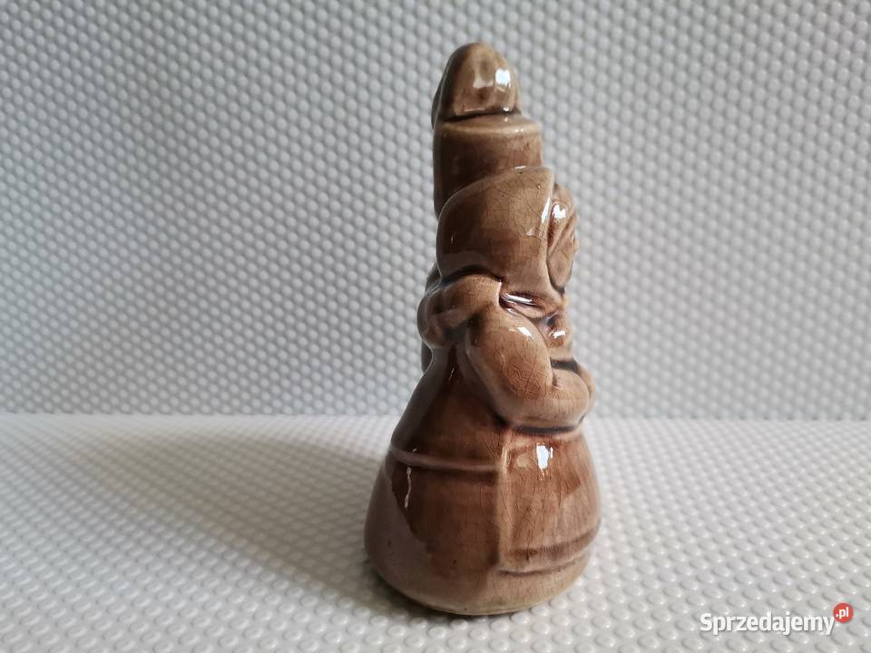 Stara unikatowa figurka Górnik z Żoną ceramika Katowice
