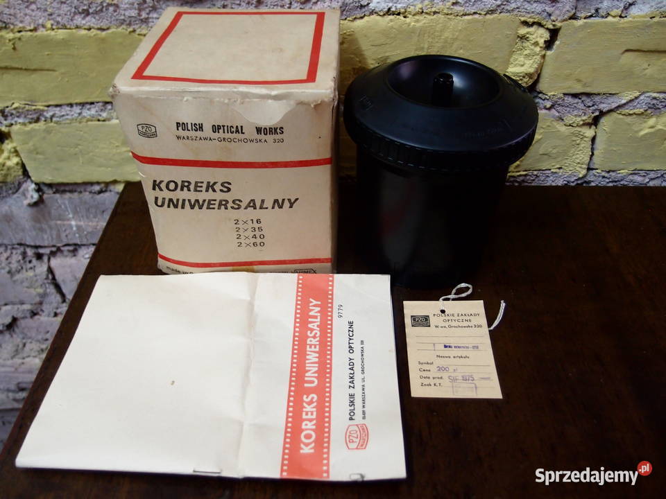 Koreks uniwersalny 9779 PZO prod PRL sprzedam
