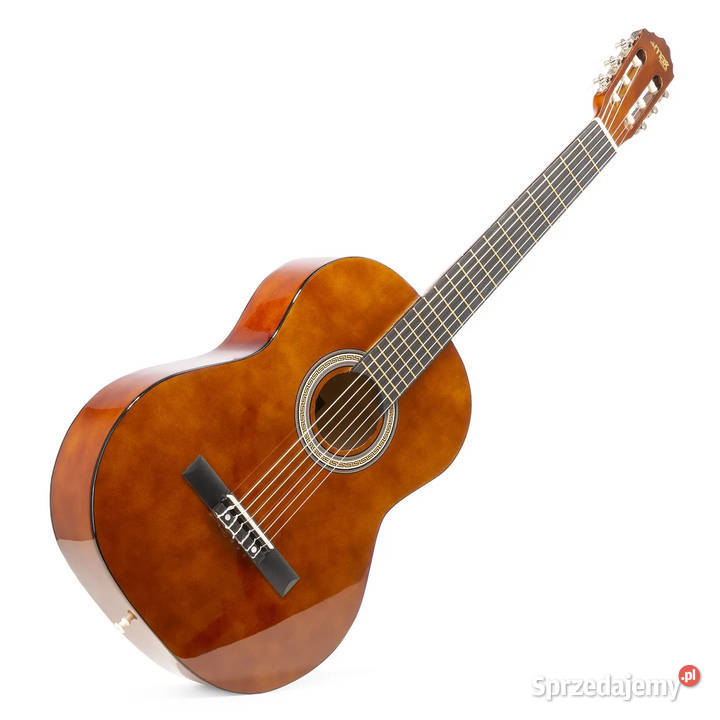 Zestaw Gitara Klasyczna Ciemny Naturalny Poznań