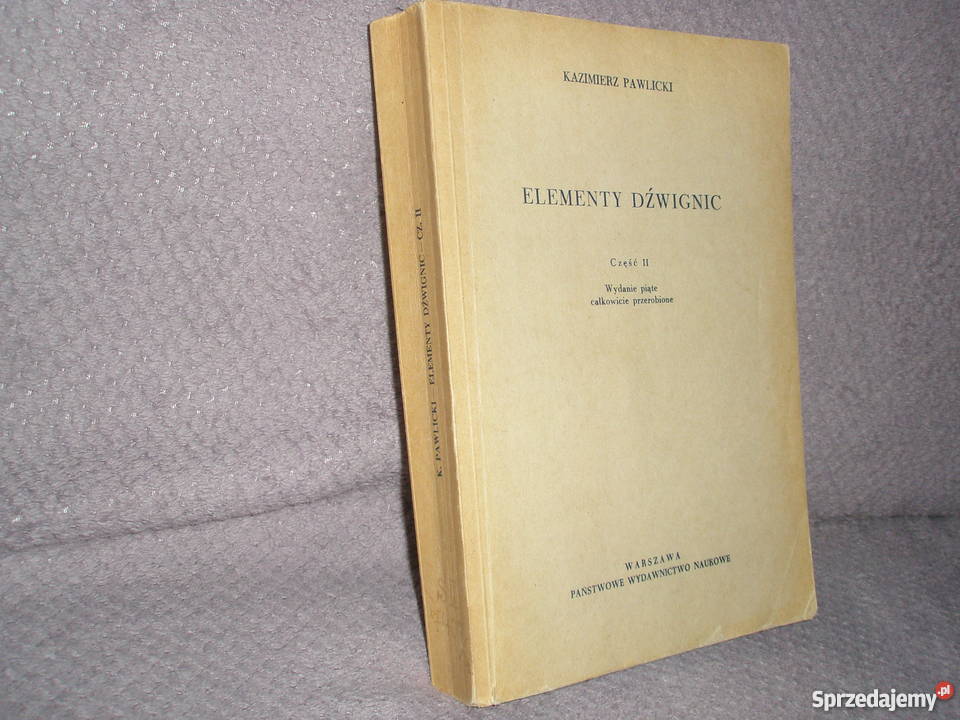 Elementy dźwignic cz2 K Pawlicki Ostrołęka