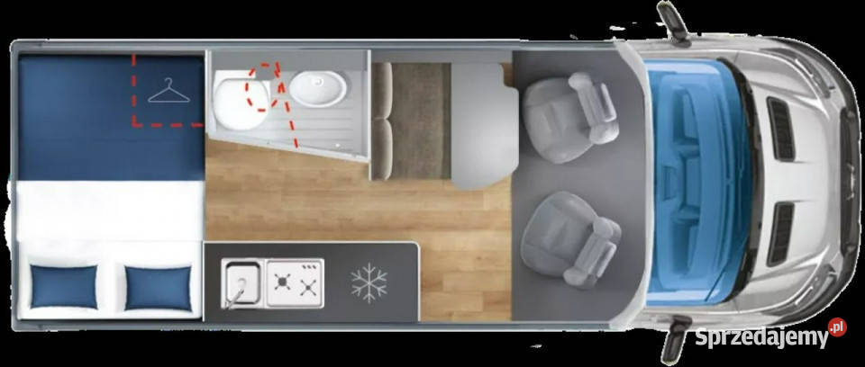 samochody kempingowe Ford GiottiVan 60FT 5 Janki