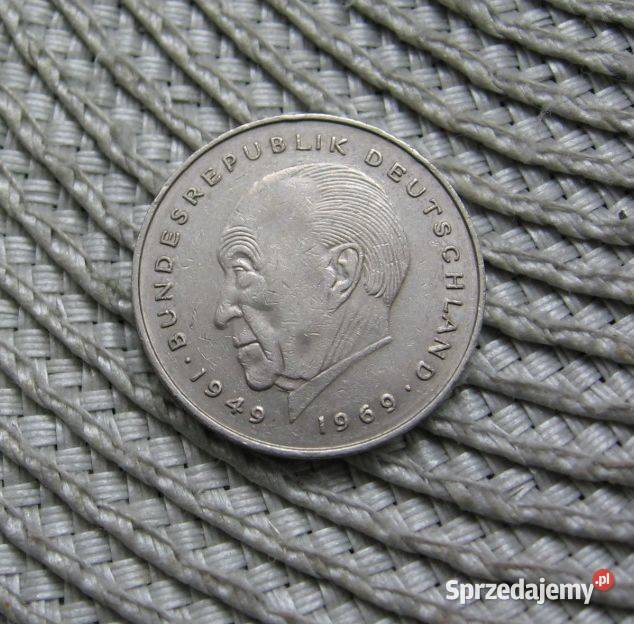 Niemcy 2 Marki 1979r G Konrad Adenauer Kalisz