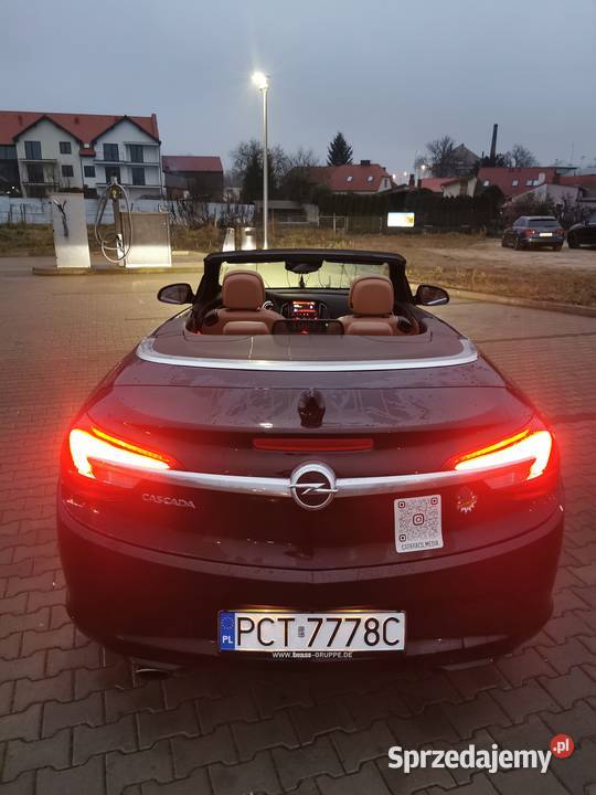 Opel Cascada Bogate wyposażenie Skóra 170 wielkopolskie Czarnków sprzedam