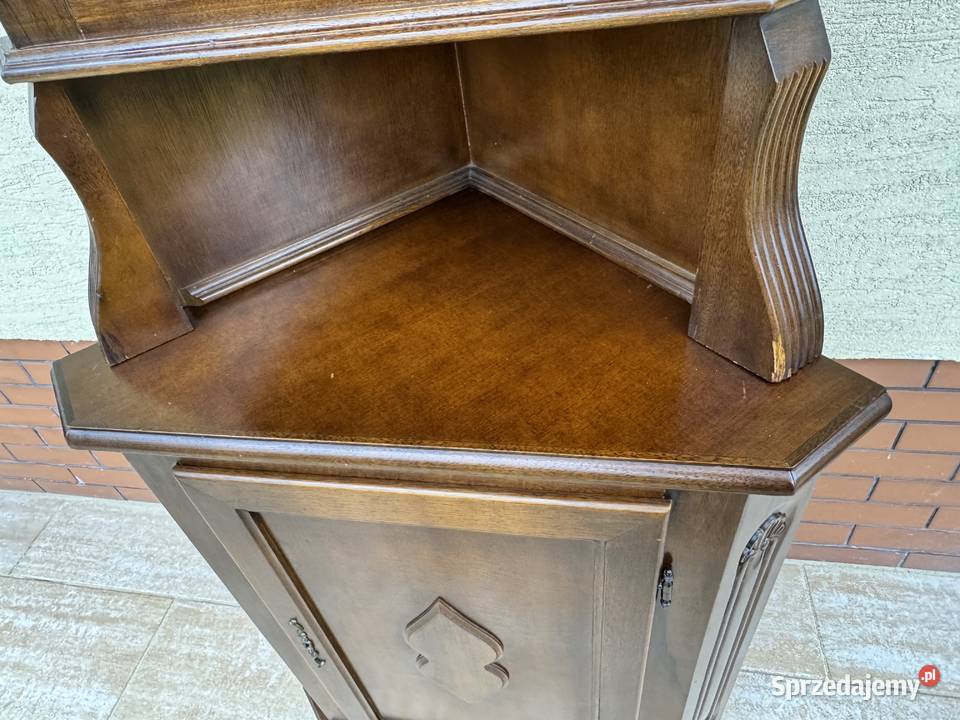 Kredens witryna narożna stylowa rogówka szafka Garwolin