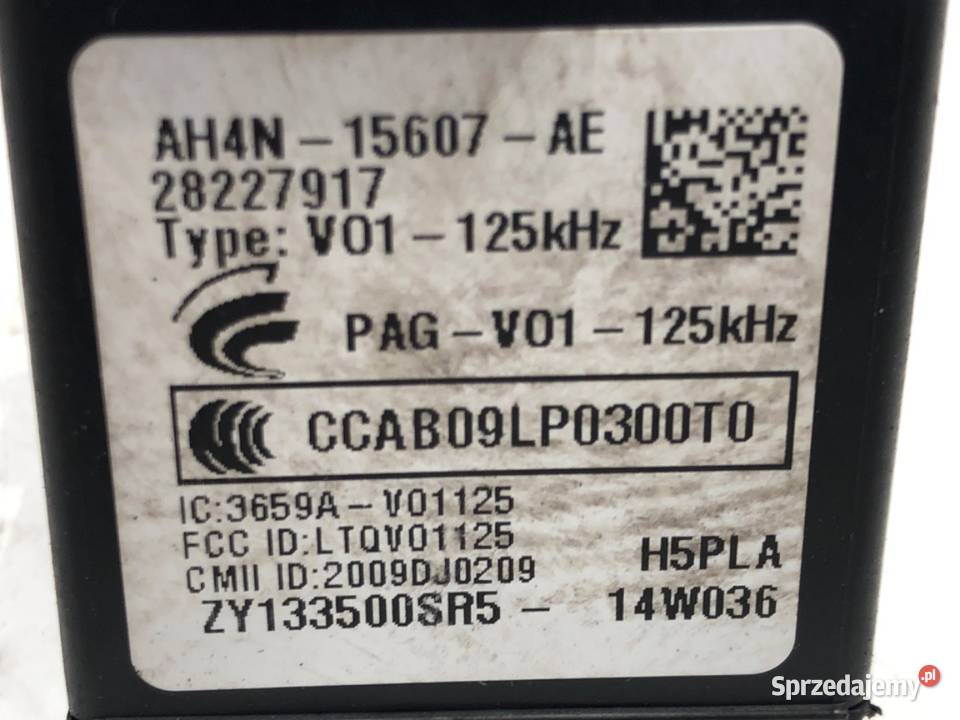 STACYJKA VOLVO V40 AH4N15607AE 16 114 KLUCZYK