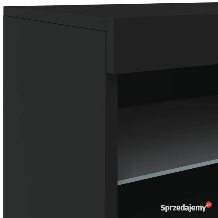 Szafka z oświetleniem LED czarna 41x37x67 mazowieckie Warszawa