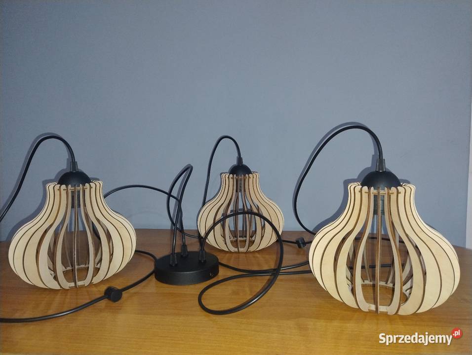 NOWA Nowoczesna Lampa wisząca Boho pająk Klosz 2 śląskie Blachownia