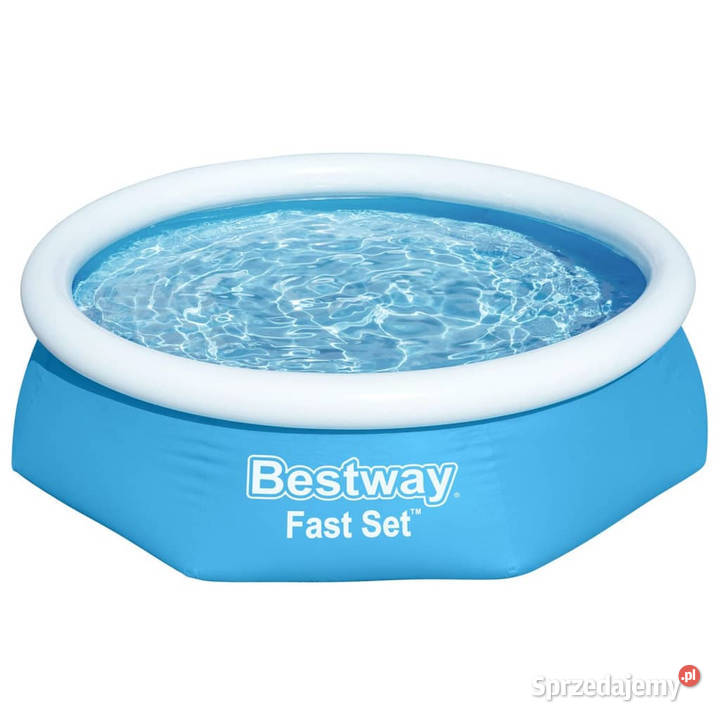 Bestway Nadmuchiwany basen Fast Set okrągły 244 Warszawa