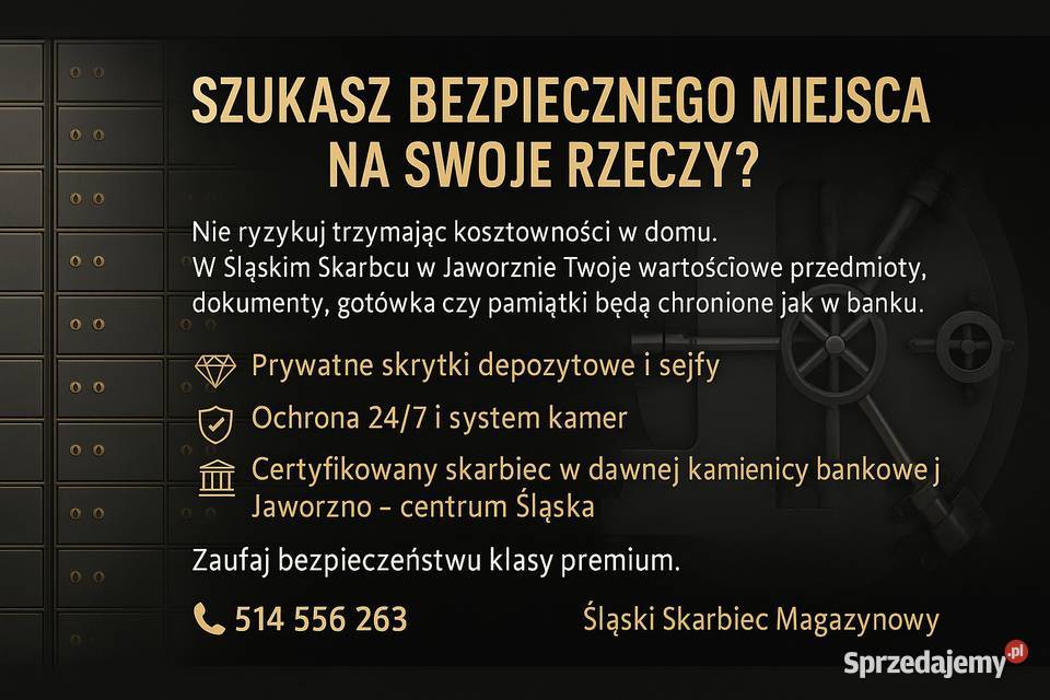 Skrytka depozytowa wynajem bezpieczny magazyn Jaworzno