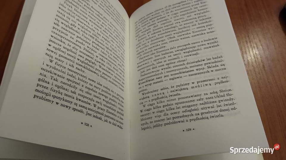 Albert Einstein Leopold Infeld twarda 1979 Książki naukowe i popularnonaukowe pomorskie Gdańsk