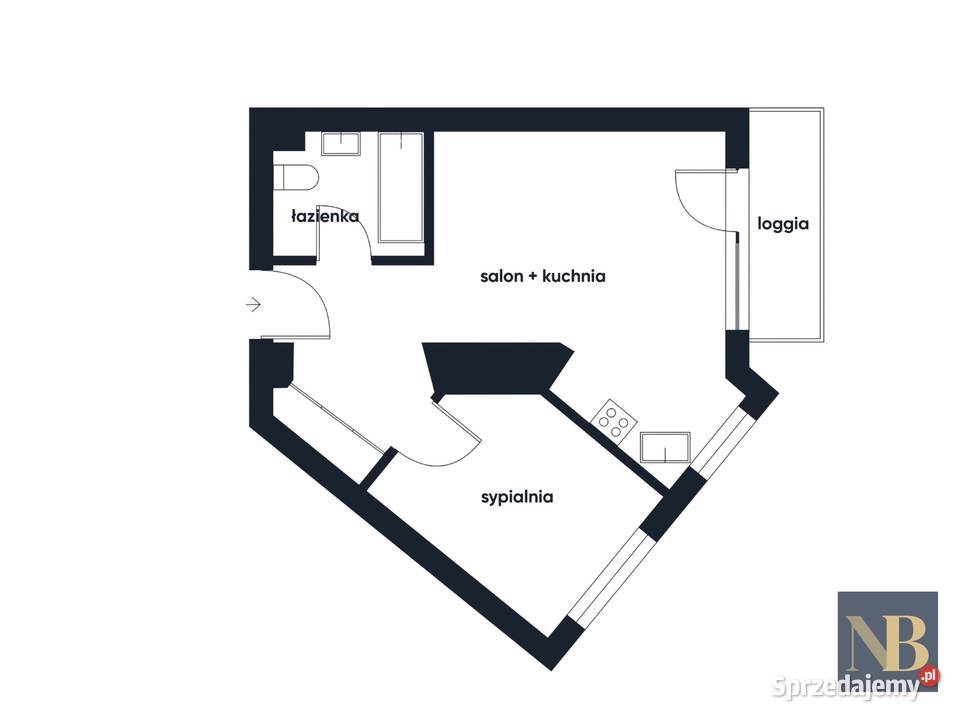 Nowoczesne 2 pokoje garaż w 4 min do PKP centrum apartamentowiec
