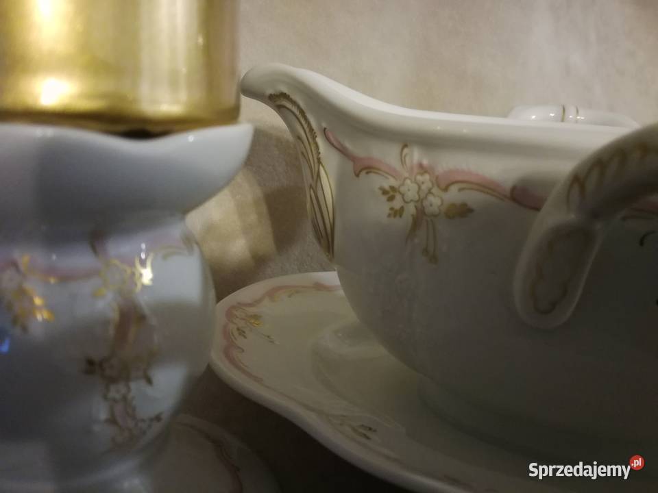 Komplet Porcelana stara Alka Kunst Bavaria biały Jastrzębie-Zdrój