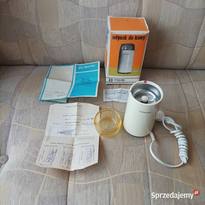 Zabytkowy udarowy młynek do kawy Straume z AGD drobne Stronie Śląskie