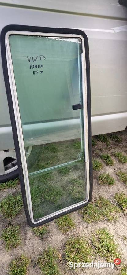 VW T3 szyba suwana prawa zielona 1985 roku Łódź