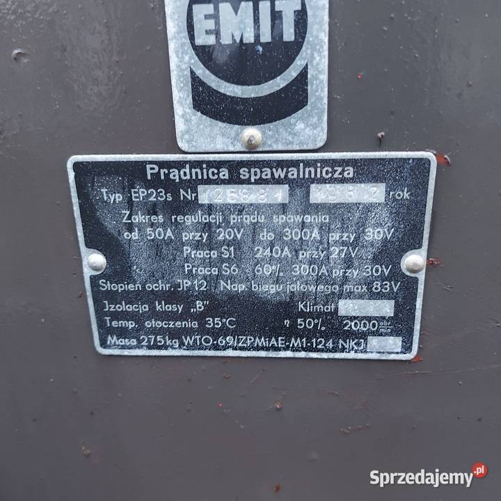 Agregat spawalniczy wirujący Mucharzew