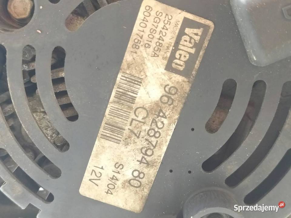 ALTERNATOR 9642879480 14 8V Citroen C3 I osobowe Układ elektryczny silnika sprzedam