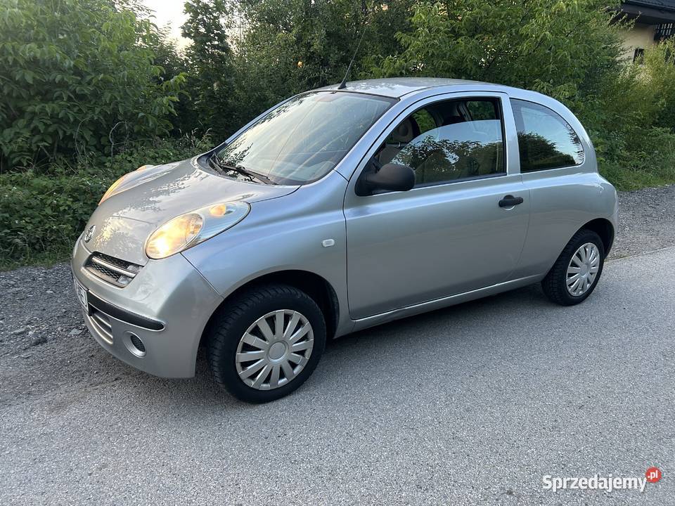 NISSAN MICRA K12 BENZYNA 12 NISKI PRZEBIEG 106 wspomaganie kierownicy Bielsko-Biała