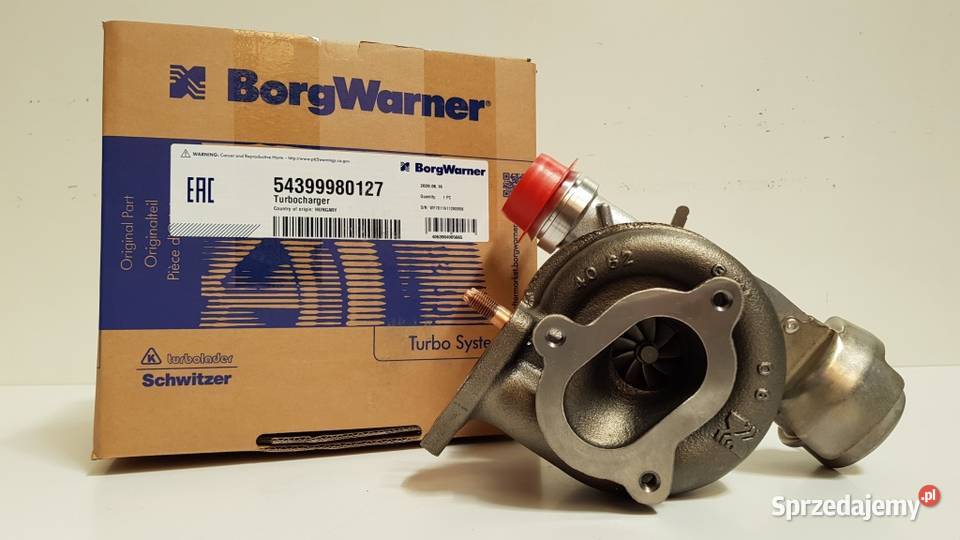 Turbosprężarka BorgWarner KKK 54399980127 mazowieckie Siedlce