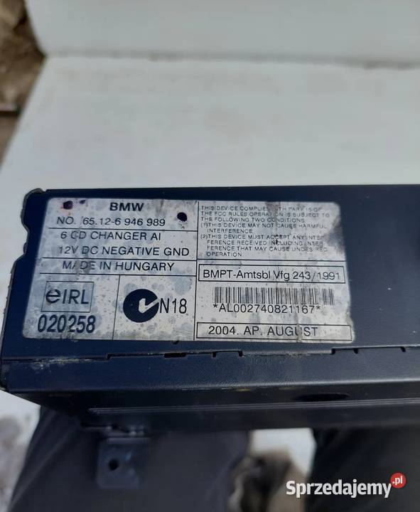Mini R50 R53 Zmieniarka CD 6 płyt z magazynkiem osobowe Radom